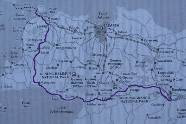 карта Явы
